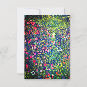 Cartons Réponse Jardin italien Gustav Klimt