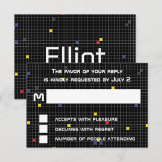 Cartons Réponse Jeu de Bat mitzvah à la barre BM sur