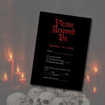Jusqu'à la mort Faisons-nous partie gothique rouge