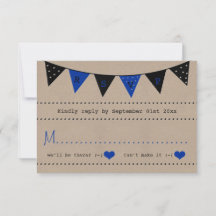 La collection moderne de Mariages de Bunting Bleu