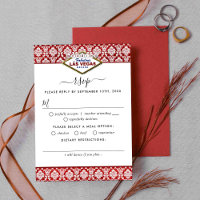 La Parties scintillant Damask Las Vegas Mariage Co