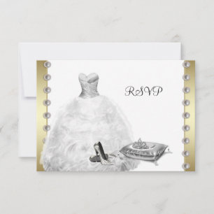 Cartons Réponse Le talon haut blanc de robe de boule chausse