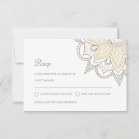 L'élégant Mariage indien moderne Mehndi