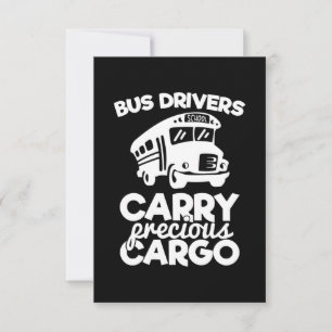 Cartons Réponse Les Conducteurs D'Autobus Transportent De La Carga