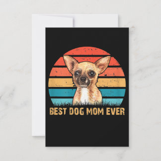 Cartons Réponse Les femmes citent le meilleur chien maman Ever Chi