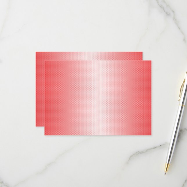Cartons Réponse Les touches rouge, orange et rose se mélangent (Devant/Arrière en situation)