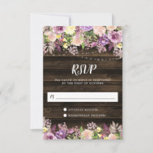 Lumières à cordes florales violettes rustiques