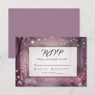Cartons Réponse Lumières de Fées dans un Mariage avec Bois Lumineu