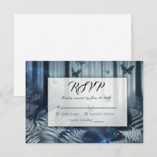 Cartons Réponse Magie de Minuit et Ailes au Clair de Lune Mariage