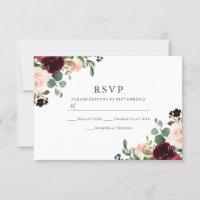 Magnifique Blush & Fleurs Bourgognes Mariage éléga