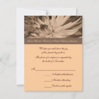 Mariage à fleurs Sepia Dahlia