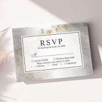 Mariage aquarelle grise moderne luxe avec paillett