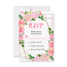 Mariage aux Roses Roses avec Feuillage