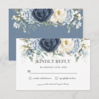 Mariage Bohème Fleurie Bleu Poussiéreux, Nuit, Ivo