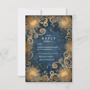 Cartons Réponse Mariage céleste sous le soleil de minuit