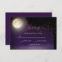 Cartons Réponse Mariage céleste Starry Night Tree