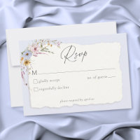 Mariage Champêtre Fleur Sauvage Bleu Poussiéreux R