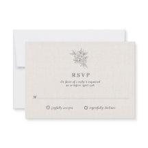 Mariage Classique Botanique Beige