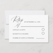 Mariage de calligraphie noir et blanc minimal