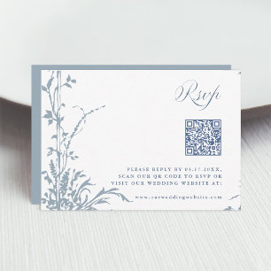 Cartons Réponse Mariage de jardin romantique avec arche botanique