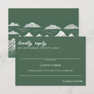 Cartons Réponse Mariage de la montagne verte