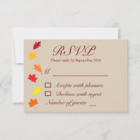 Mariage des feuilles automnales