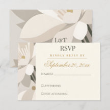 Mariage Editorial Moderne Abstrait Beige Neutre