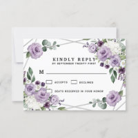 Mariage élégant et géométrique floral et argenté v