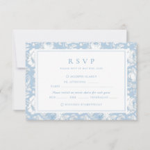 Mariage en damas bleu