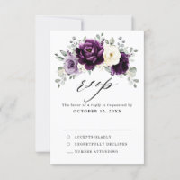 Mariage floral blanc blanc blanc blanc de prune d'