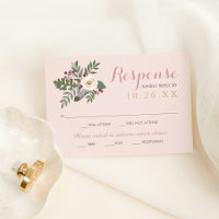 Mariage Floral Rose Clair