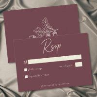 Mariage minimaliste feuille de chêne gland automne