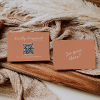 Mariage moderne corail capricieux été code QR