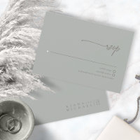 Mariage neutre chic Sage Grey ID1020