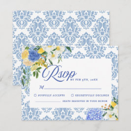 Cartons Réponse Mariage noir floral bourguignon et marron