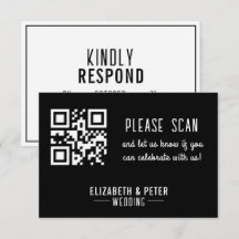 Mariage noir noir rétro minimal