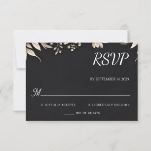 Cartons Réponse Mariage papier en tissu satiné Velvet dentelle
