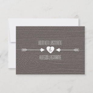 Cartons Réponse Mariage R.S.V.P.