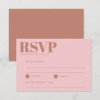 Mariage rose en terre cuite moderne