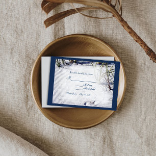 Cartons Réponse Mariage Sandy Beach RSVP02