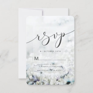 Cartons Réponse Meadow Song s'estompe Fleurs sauvages dans un Fiel