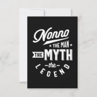 Mens Nonno L'Homme Le Mythe La Légende T-shirt Gra