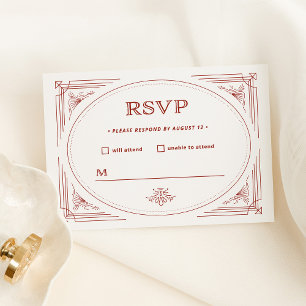 Cartons Réponse Moderne Déco Léger argenté blanc avec mariage ro