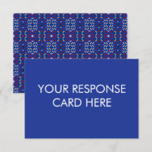 Motif géométrique pixel traditionnel en bleu profo
