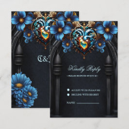 Cartons Réponse Noble coeur steampunk