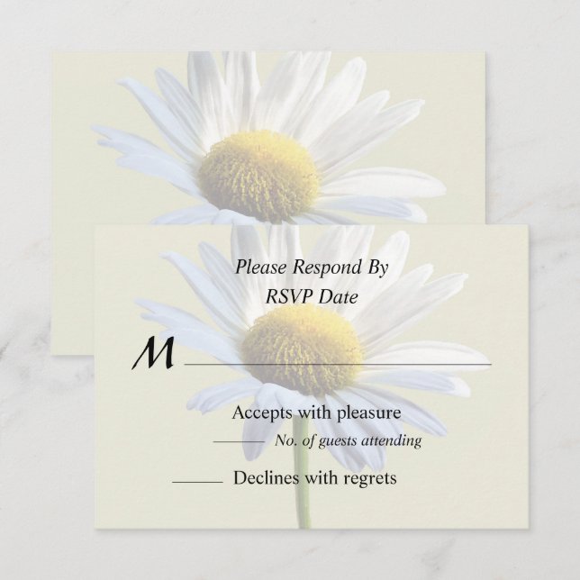 Cartons Réponse Ombre et Lumière de Marguerite (Devant / Derrière)