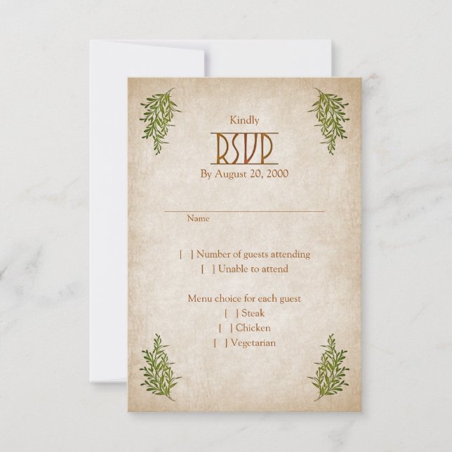 Cartons Réponse Pagan Handfasting Mariage (Devant)