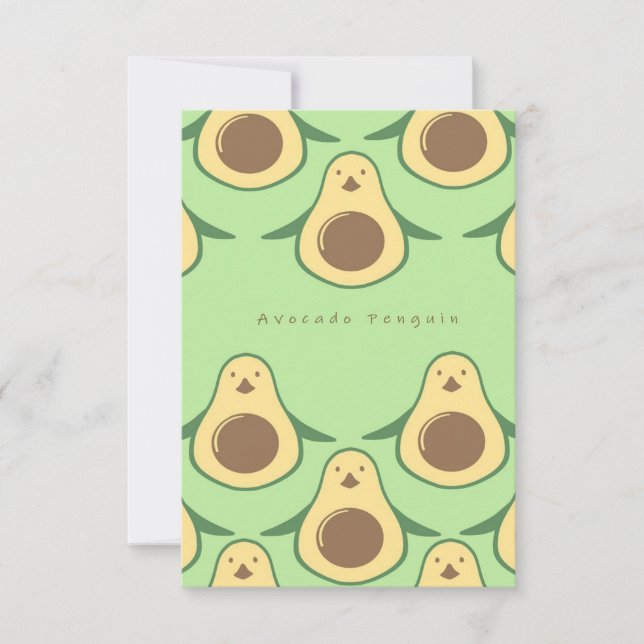 Cartons Réponse Penguin Lover | Oiseau antarctique | Cadeau d'anni (Devant)