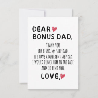 Cartons Réponse Père Cadeau Cher Bonus Papa