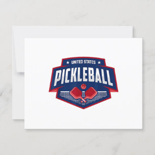 Cartons Réponse Pickleball Support Team Pickleball Player USA